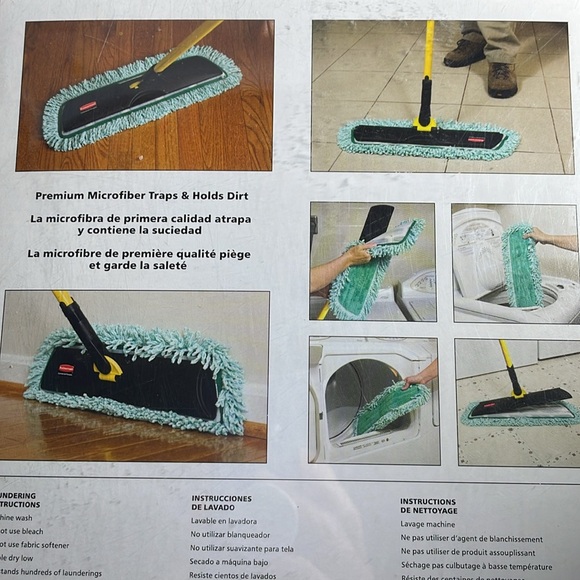 NWT Rubbermaid commercial products microfiber 18” dust pad. - Picture 4 of 4